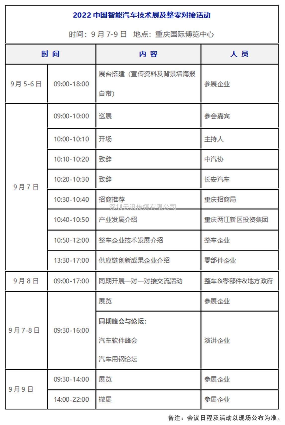 2022中國智能汽車技術展及整零對接活動，拓展新機遇！