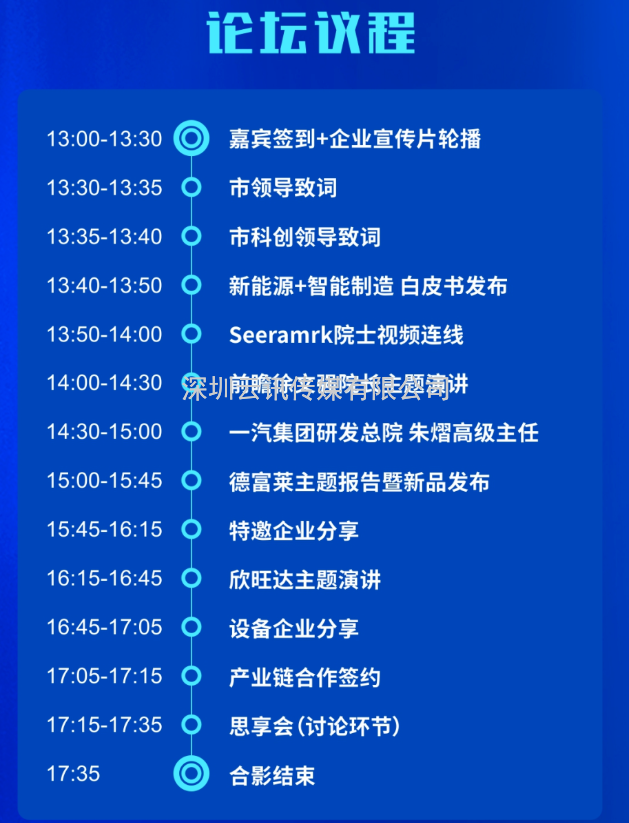 2022深圳先進(jìn)制造全球化智庫峰會 ▎新能源動力電池先進(jìn)制造技術(shù)高峰論
